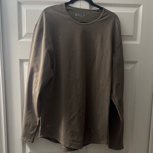 BYLT Basics Long Sleeve Shirt - Taupe